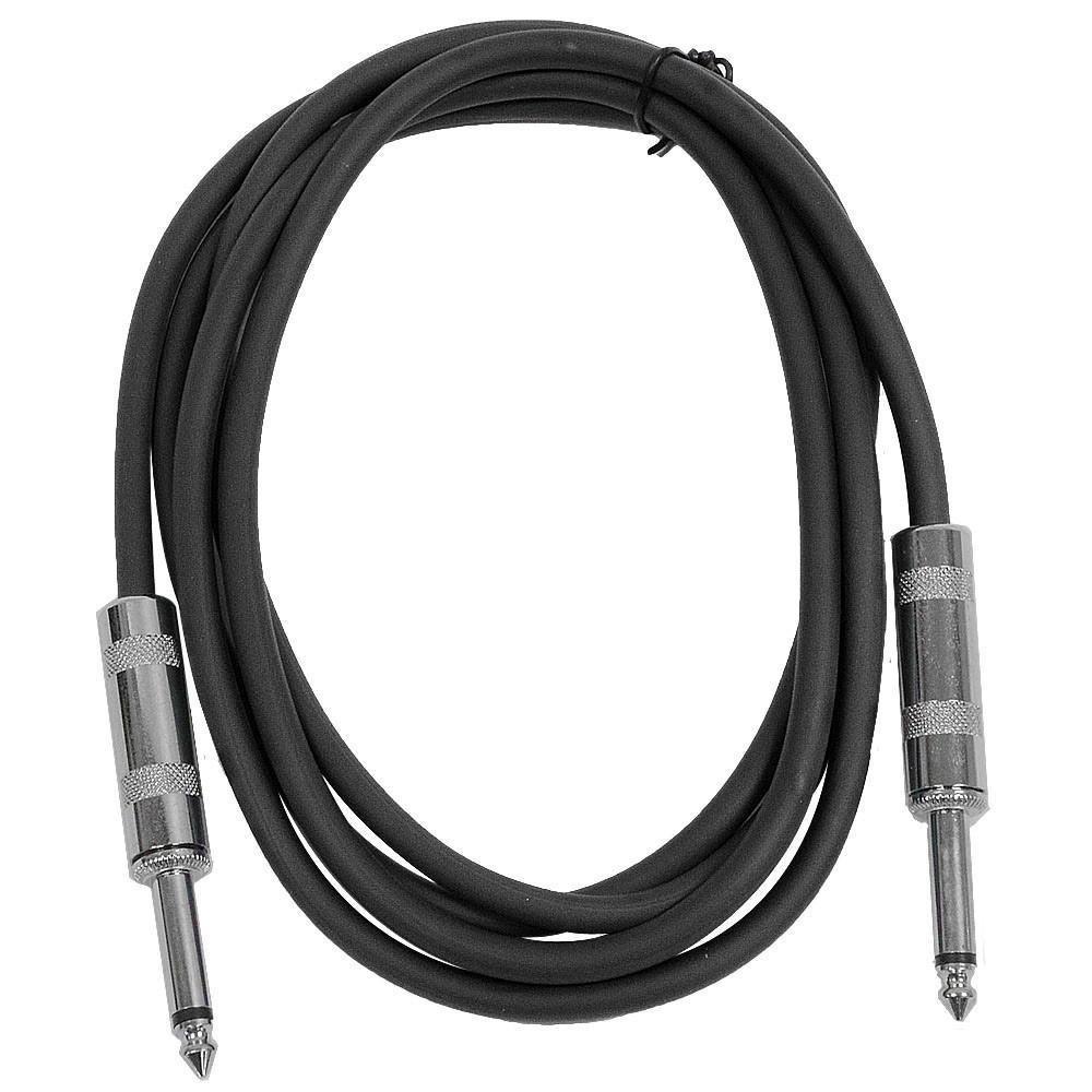 [AUSTRALIA] - Seismic Audio - SASTSX-6 - 6 Foot TS 1/4" Guitar, Instrument, or Patch Cable Black 