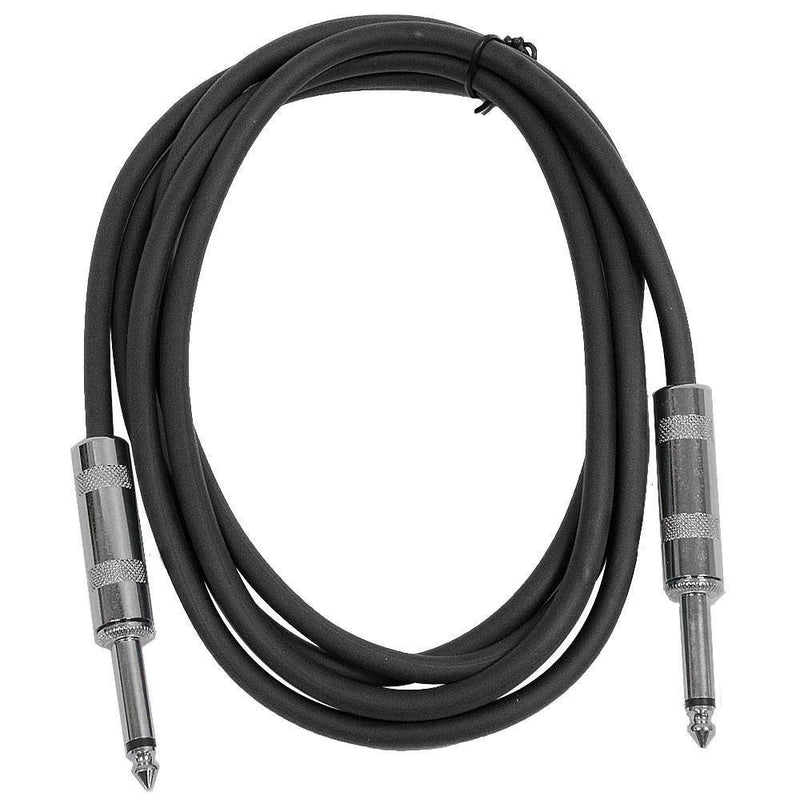 [AUSTRALIA] - Seismic Audio - SASTSX-6 - 6 Foot TS 1/4" Guitar, Instrument, or Patch Cable Black 