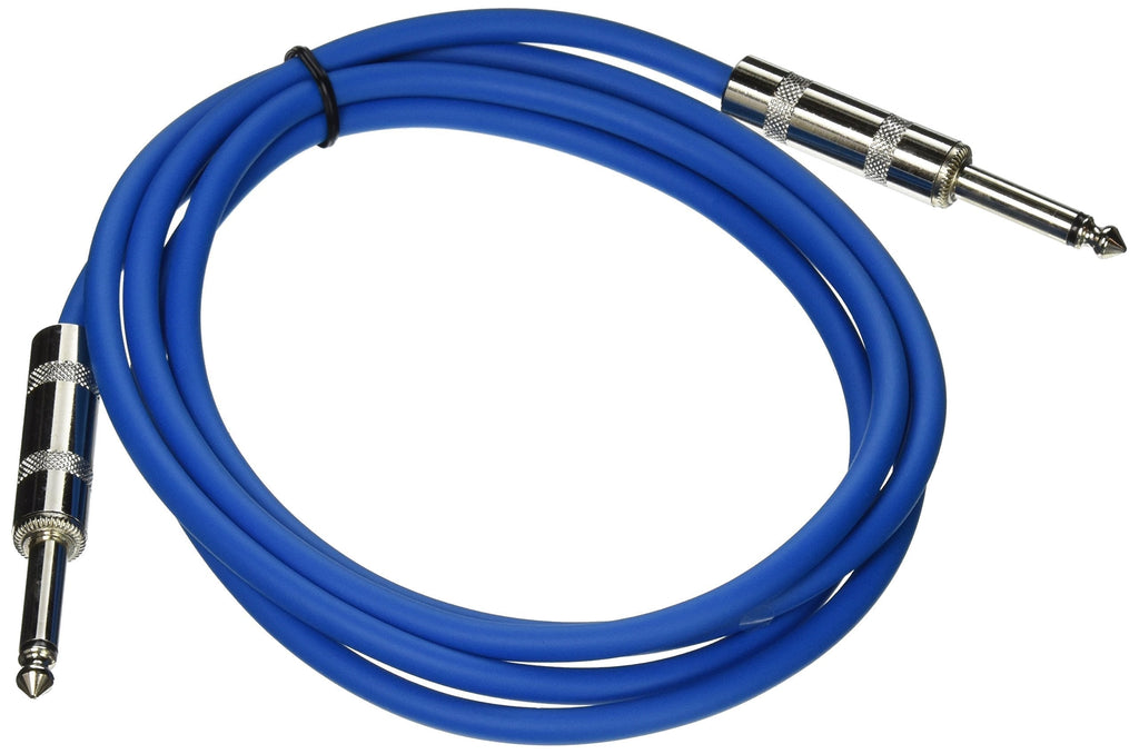 [AUSTRALIA] - Seismic Audio - SASTSX-6 - 6 Foot TS 1/4" Guitar, Instrument, or Patch Cable Blue 