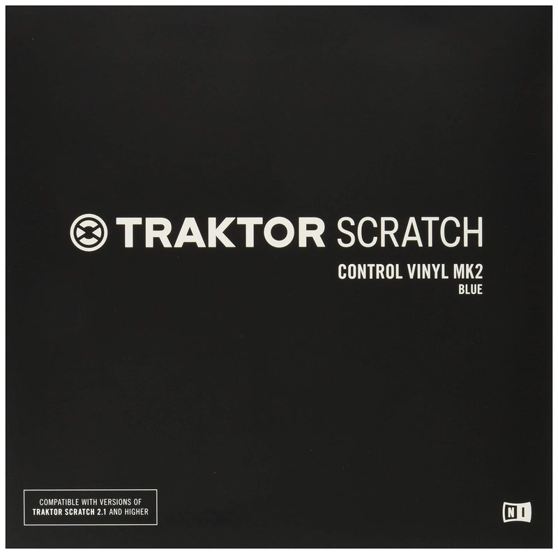 NI Traktor Scratch Pro Control Vinyl MK2 Blue