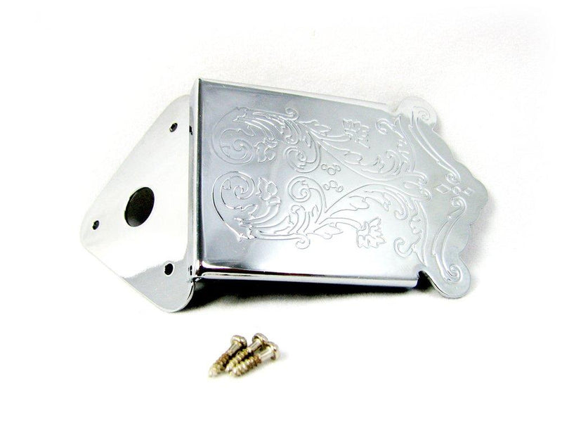 Decorative Chrome Mandolin Tailpiece