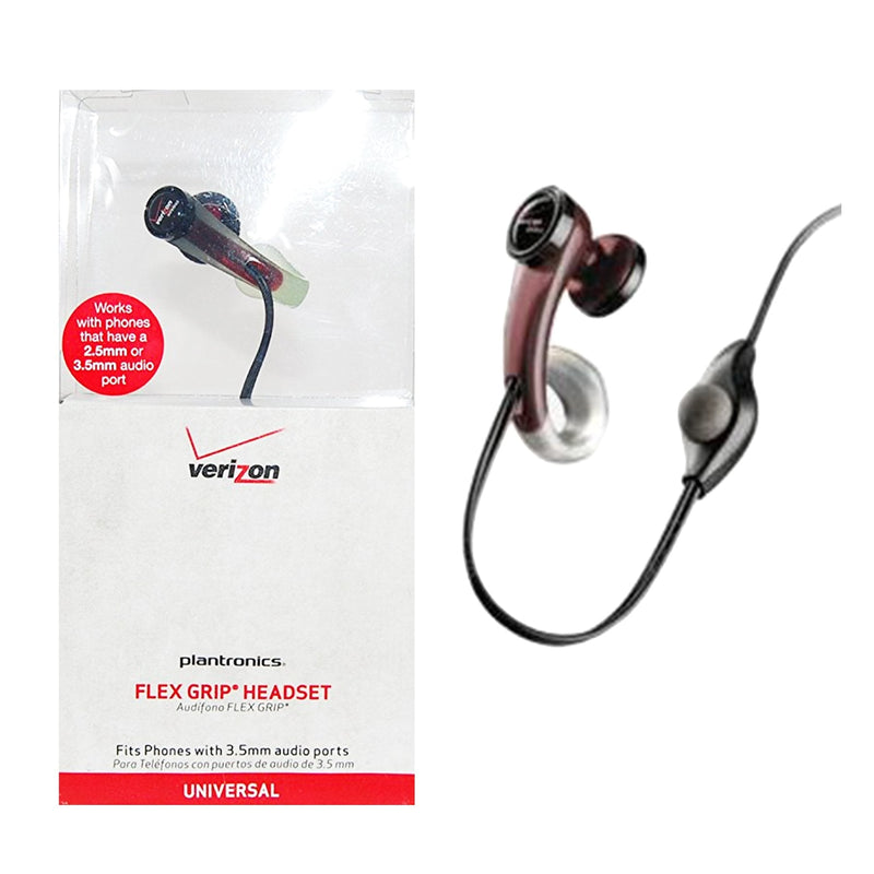 Plantronics MX200 FlexGrip Universal Earbud Headset - 2.5mm & 3.5mm