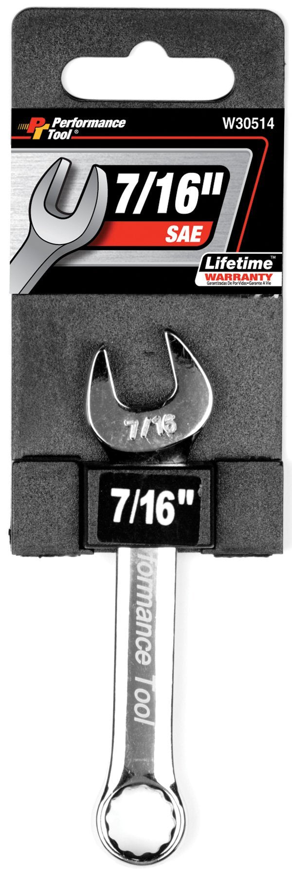 Performance Tool W30514 Performance Tool 7/16-Inch Stubby Combo Wrench