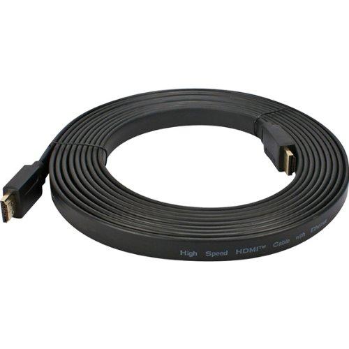QVS 1 Meter Flat High Speed HDMI with Ethernet Cable (HDF-1M)