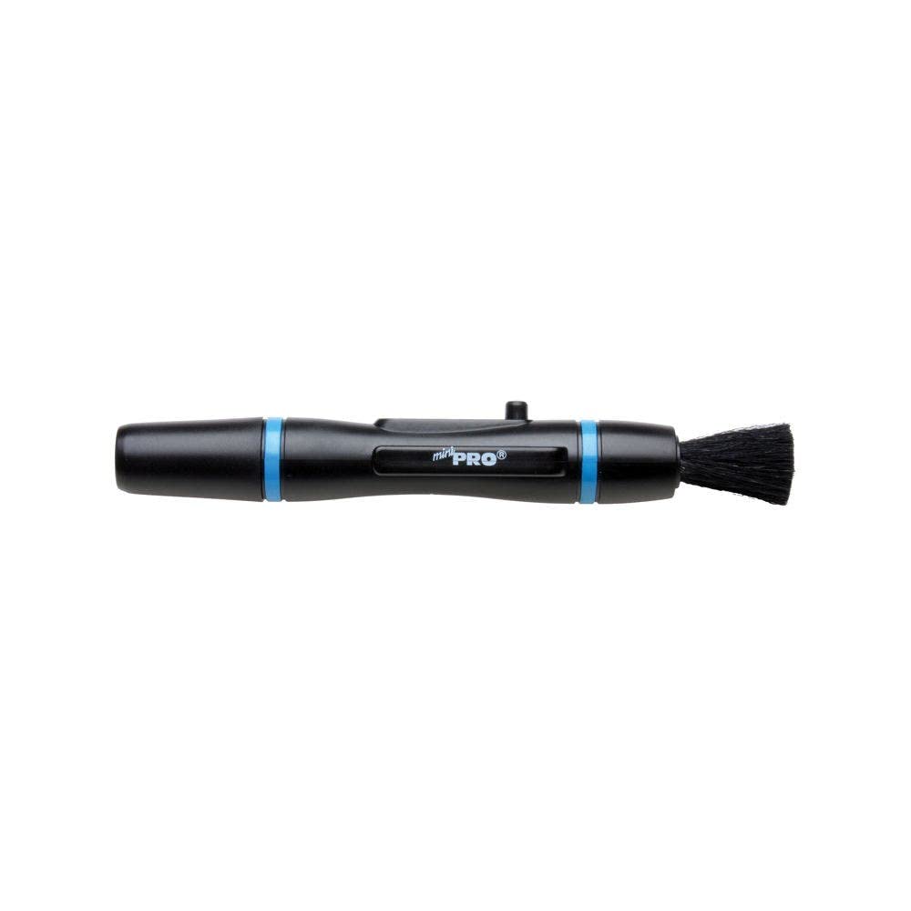 LENSPEN MiniPro. Professional Small, Lightweight Camera Lens Cleaning Pen with Carbon Compound Technology and Retractable Brush for Removal of Fingerprints, Grease and Dust from any Optical Device, black