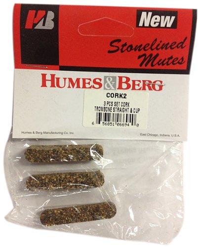 Humes and Berg 3 Pcs Set Cork Trombone Straight and Cup (CORK2)