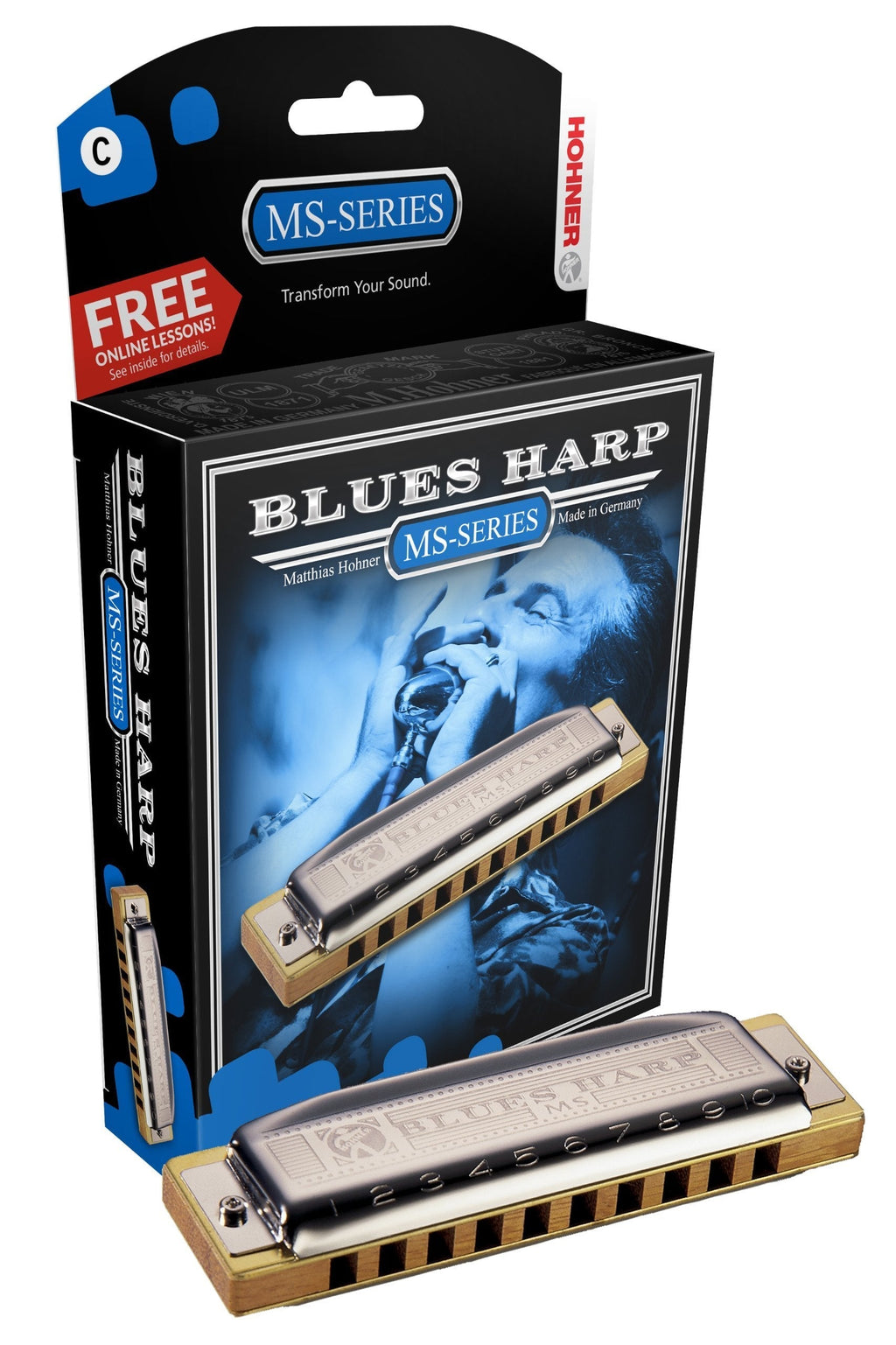 Hohner Accordions 532BX-C Blues Harp C