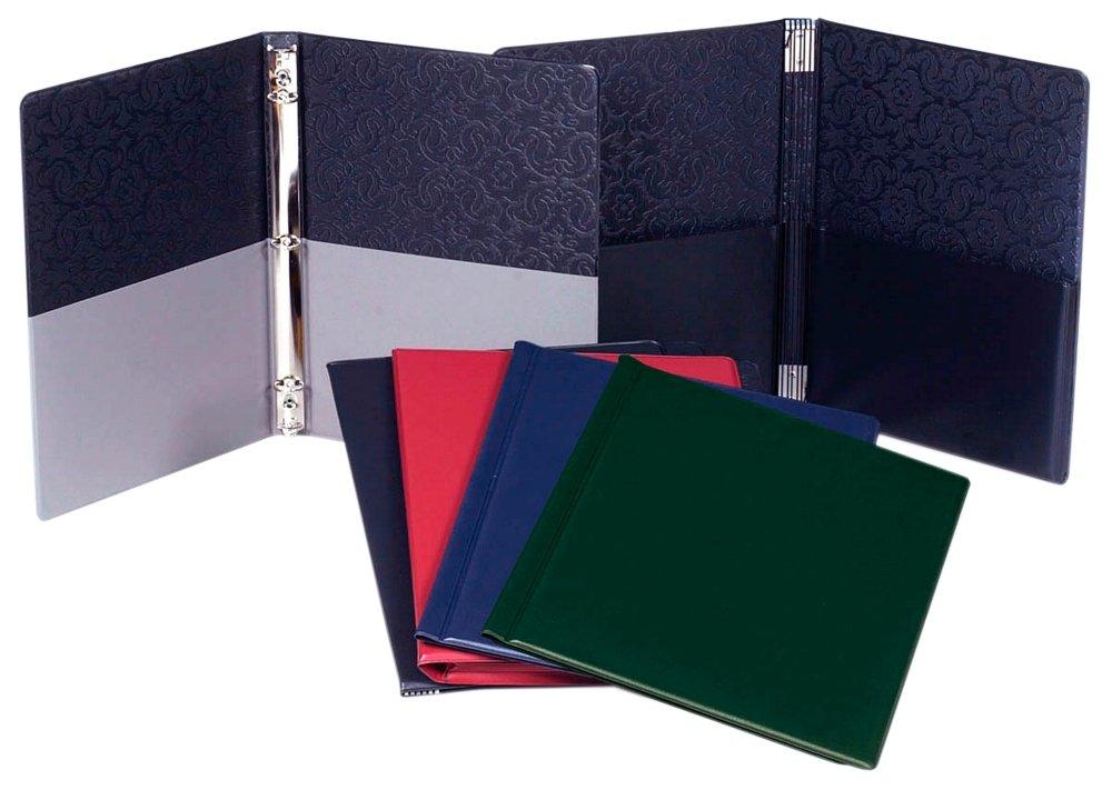 Marlo Plastics Choral Folder 9-1/4 x 12 with 7 Elastic Stays and 2 Expanded Horizontal Pockets Black