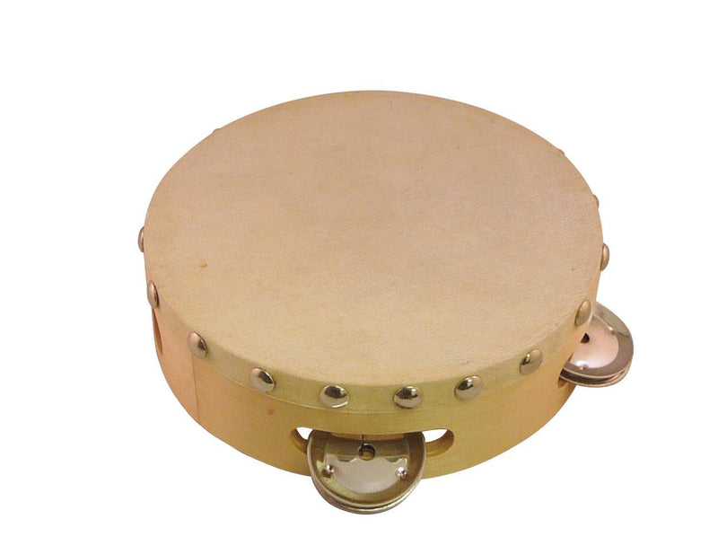 Suzuki Musical Instrument Corporation KT-100 6-Inch Tambourine with Head 6-Inch w/ Head