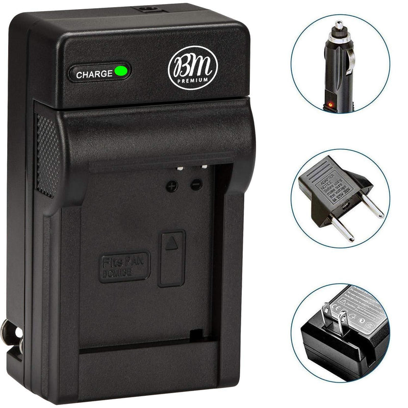 DMW-BCF10 Battery Charger for Panasonic Lumix DMC-TS2 DMC-TS3 DMC-TS4 DMC-F2 DMC-F3 DMC-FH1 DMC-FH3 DMC-FH20 DMC-FH22 DMC-FS6 DMC-FS12 DMC-FS15 DMC-FS25 DMC-FS42 DMC-FS62 DMC-FT1 DMC-FP8 DMC-FX700 Dig