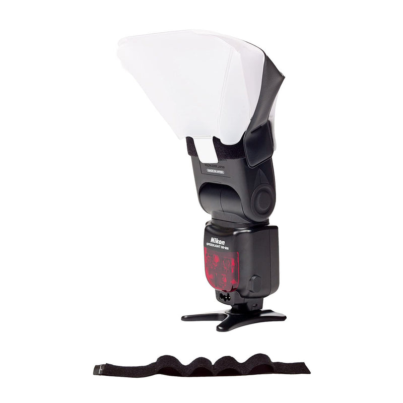 [AUSTRALIA] - LumiQuest Ultrasoft Frosted Photography Lighting Diffuser, Compact Modifier with UltraStrap, Camera Lighting, Universal Portable Studio Lights for External Camera Flashes, Photo Light, Black 