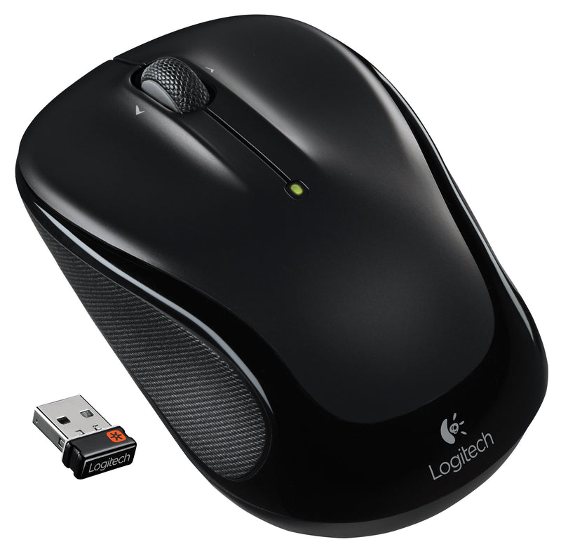 Logitech M325 Wireless Mouse for Web Scrolling - Black