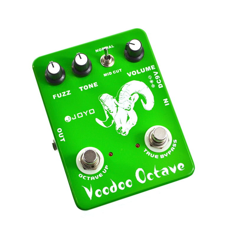 [AUSTRALIA] - JOYO JF-12 Voodoo Octave Fuzz & Octave Effect Pedal added"Mid-cut" Switch for Electric Guitar Germanium Fuzz 60's Rock Effect True Bypass 
