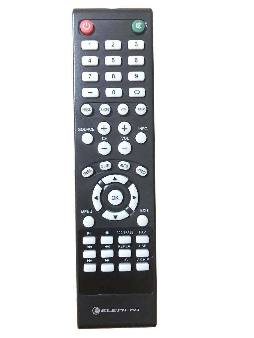 JX8036A OEM TV Remote Control for Element ELCFT194 ELCFW324