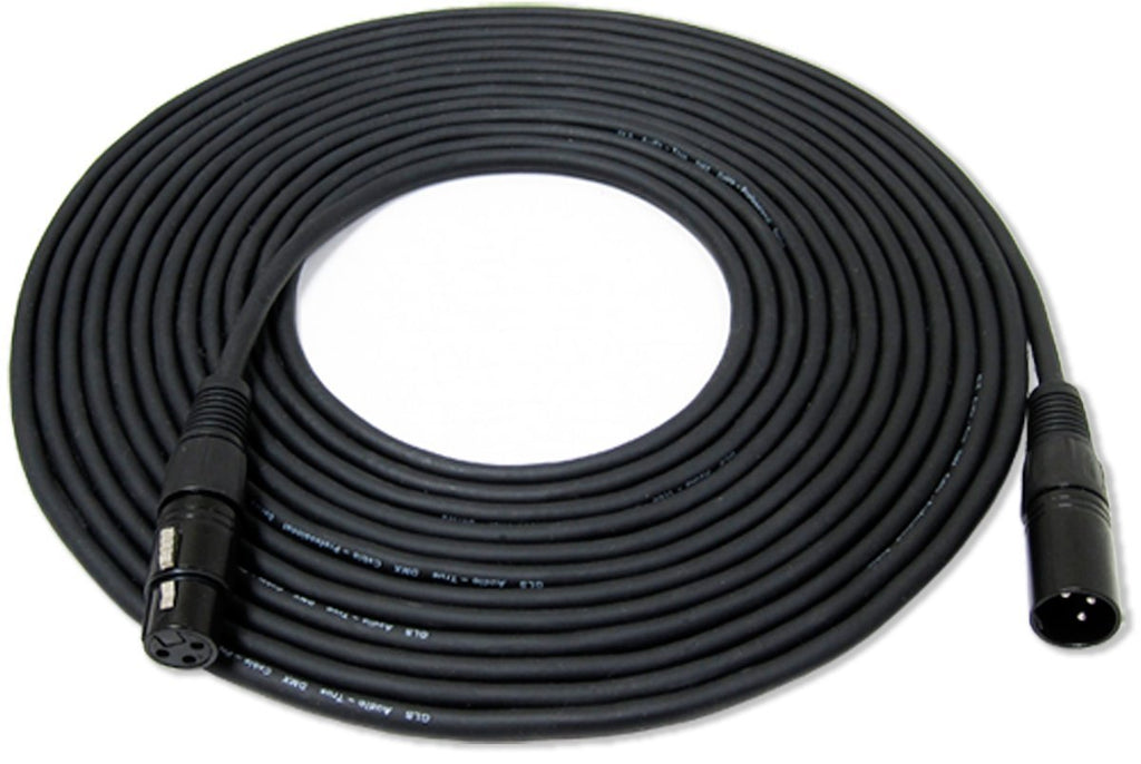 [AUSTRALIA] - GLS Audio 50ft True DMX Cable Patch Cords - XLR Male to XLR Female 3-Pin DMX Cables - 50' DMX Data Snake Cord - Single 