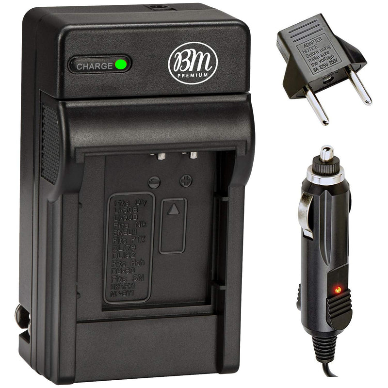 [AUSTRALIA] - BM LI-92B, LI-90B Battery Charger for Olympus Tough TG-6, TG-5, TG-Tracker, Tough SH-1, SH-2, SP100 IHS, Tough TG-1 iHS, Tough TG-2 iHS, Tough TG-3, Tough TG-4, SH-50 iHS, SH-60, XZ-2 iHS Cameras 