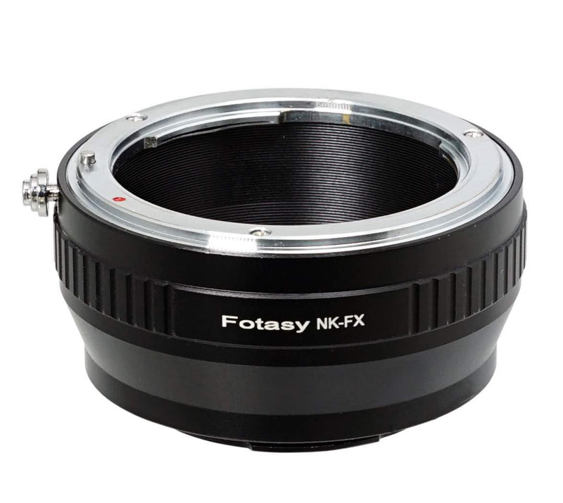 Fotasy Manual Copper Nikon Lens to Fuji X Adapter, Nikon F to X-Mount Converter, Compatible with Fujifilm X-Pro1 X-Pro2 X-Pro3 X-E2 X-E3 X-A5 X-A7 X-A10 X-T1 X-T2 X-T3 X-T10 X-T20 X-T30 X-T100 X-H1 Nikon - FX Adapter