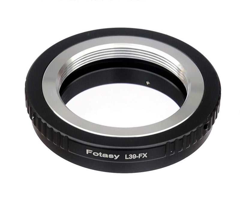 Fotasy Adjustable Leica M39 Lens to Fuji X Adapter, 39mm Lens to X Mount Adapter Compatible with Fujifilm X-Pro1 X-Pro2 X-E1 X-E2 X-E3 X-A5 X-M1 X-T1 X-T2 X-T3 X-T10 X-T20 X-T30 X-T100 X-H1 M39 - FX Adapter