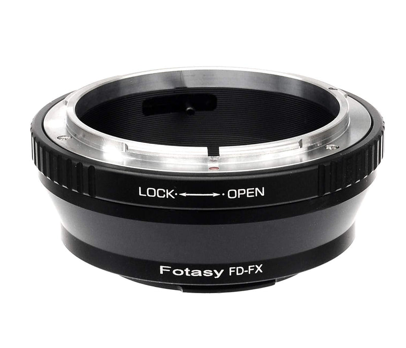 Fotasy FD Lens to Fuji X Adapter, Canon FD Lens to Fujifilm X Mount Adapter, Compatible with Fujifilm X-Mount X-Pro2 X-E2 X-E3 X-A5 X-M1 X-T1 X-T2 XT3 X-T10 X-T20 X-T30 X-H1 Canon FD - FX Adapter