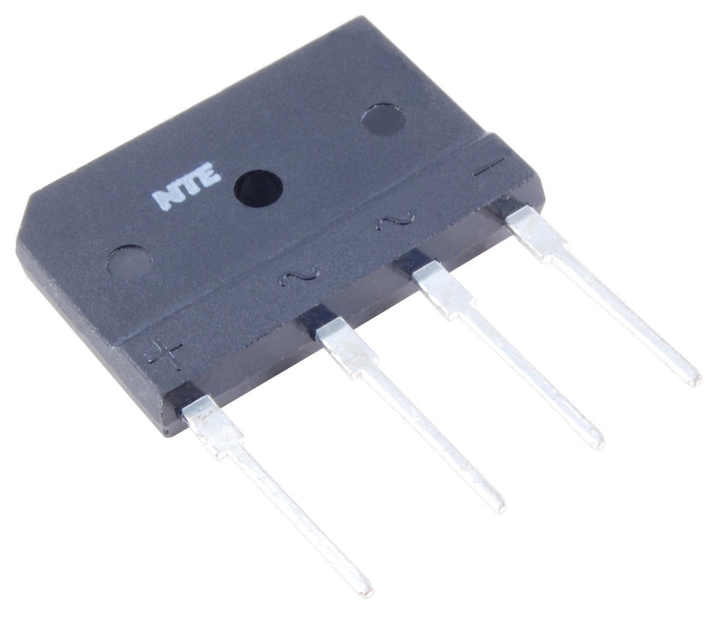 NTE Electronics NTE53010 Silicon Bridge Rectifier, Full Wave, Single Phase, 15 Amps Average Rectified Output Current, 1000V Peak Repetitive Reverse Voltage