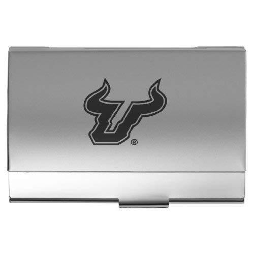 LXG, Inc. University of South Florida - Two-Tone Business Card Holder - Silver