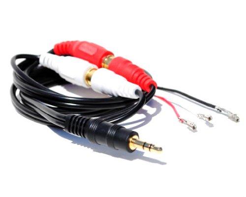 Factory Radio Stereo Auxiliary Aux 3.5mm MP3 Audio Input Adapter Cable Compatible with Mitsubishi 2003-2012 (Lancer, Eclipse, Galant, Endeavor, Outlander, Grandis, Lancer Evolution, Triton, Spyder)