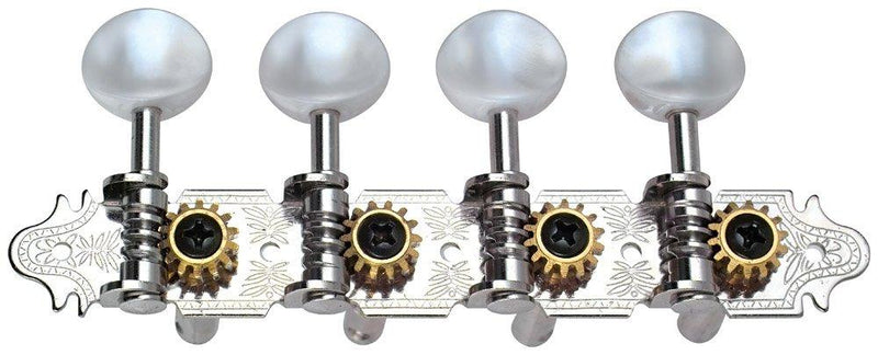 Golden Gate M-121 A-model Mandolin Tuners - 2 planks (4+4) - Nickel