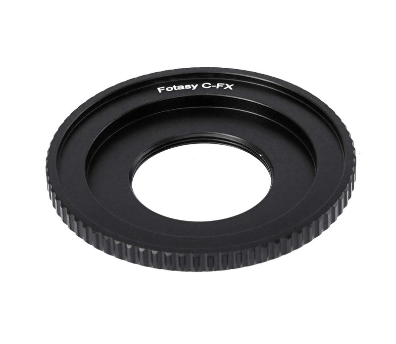 Fotasy 16mm C Mount lens to Fuji X Adapter, Cine Movie Lens to Fujifilm X Mount Adapter, Compatible with Fujifilm X-Mount Cameras X-Pro2 X-E2 X-E3 X-A5 X-M1 X-T1 X-T2 XT3 X-T10 X-T20 X-T30 X-H1 16mm - FX Adapter