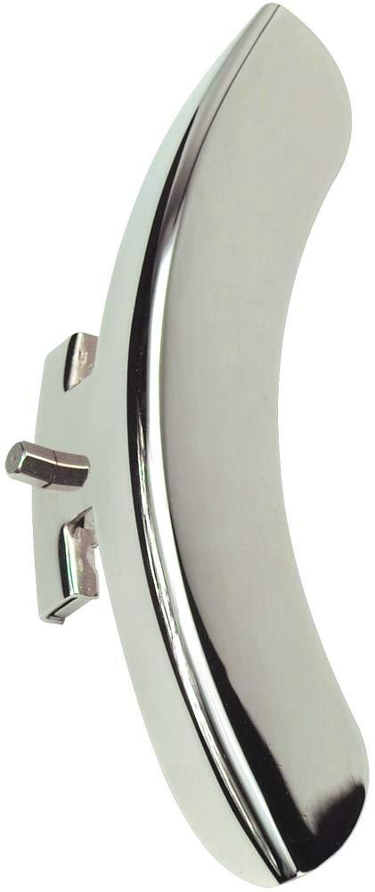 Golden Gate P-104 1930's-Style Single-leg Armrest - Nickel-Plated Brass