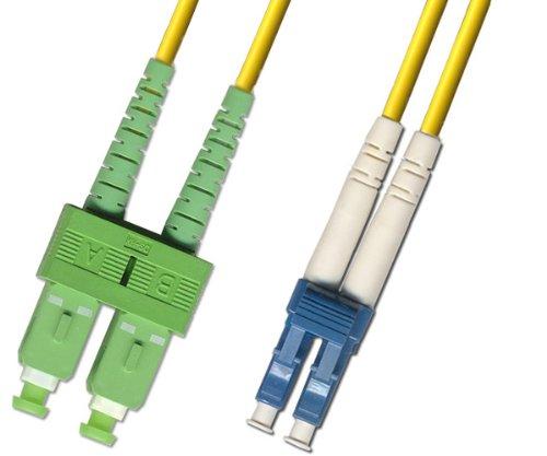 1M - Singlemode Duplex Fiber Optic Cable (9/125) - LC/UPC to SC/APC 1M