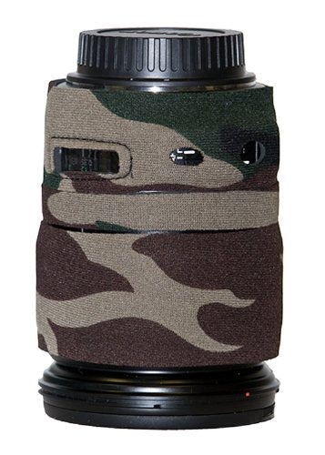 LensCoat Lens Cover for Canon 17-55 2.8 is Camouflage Neoprene Camera Lens Protection Sleeve (Forest Green Camo) lenscoat forest green camo