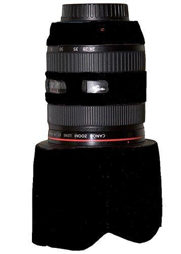 LensCoat Lens Cover for Canon 24-70 2.8 Neoprene Camera Lens Protection Sleeve (Black) lenscoat black