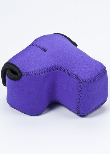 LensCoat BodyBag Bridge neoprene protection camera body bag case (Purple) Purple