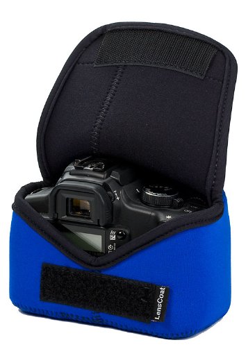 LensCoat BodyBag Compact neoprene protection camera body bag case (Blue) Blue
