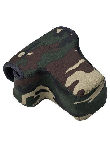 LensCoat BodyBag with Lens camouflage neoprene protection camera body bag case (Forest Green Camo) Forest Green Camo