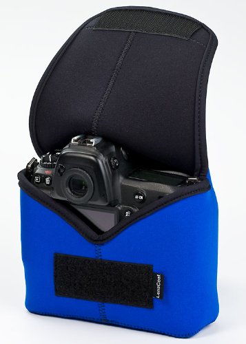 LensCoat BodyBag Pro neoprene protection camera body bag case (Blue) blue