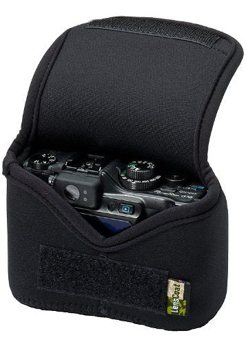 LensCoat BodyBag Small neoprene protection camera body bag case (Black) Black