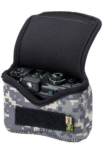 LensCoat BodyBag Small camouflage neoprene protection camera body bag case (Digital Camo) Digital Camo