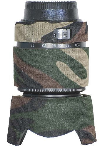 LensCoat LCN55200FG Nikon 55-200 f/4-5.6G ED AF-S DX Lens Cover (Forest Green Camo) forest green camo