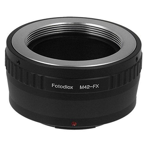 Fotodiox Lens Mount Adapter Compatible with M42 Screw Mount SLR Lens on Fuji X-Mount Cameras M42 V1 + V2 Standard