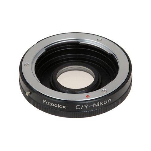 Fotodiox Lens Mount Adapter - Contax/Yashica (C/Y CY) SLR Lens to Nikon Nikkor F Mount Digital Cameras Pro