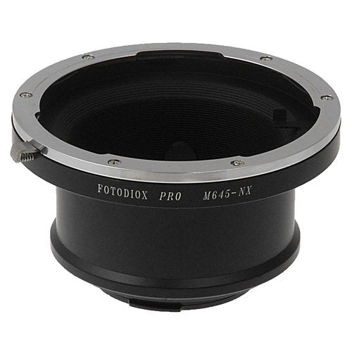 Fotodiox Pro Lens Mount Adapter, Mamiya 645 Mount Lens to Samsung NX-Series Camera Adapter, fit Samsung NX10, NX5, NX100, NX11, NX200 Mamiya 645 MF