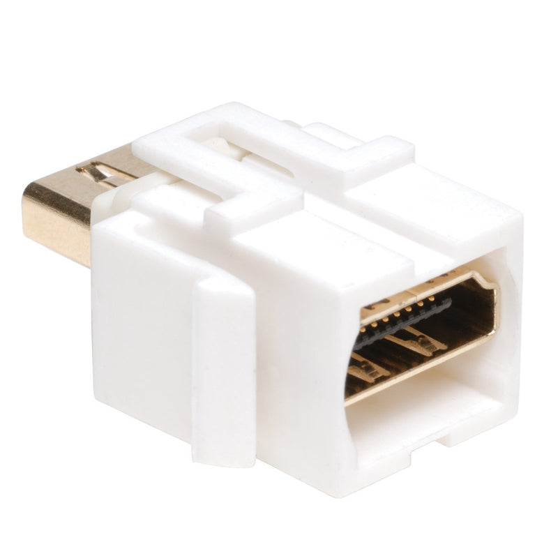 [AUSTRALIA] - Tripp Lite HDMI Keystone Jack , Snap-in Insert Module (F/F) (P164-000-KJ-WH) 