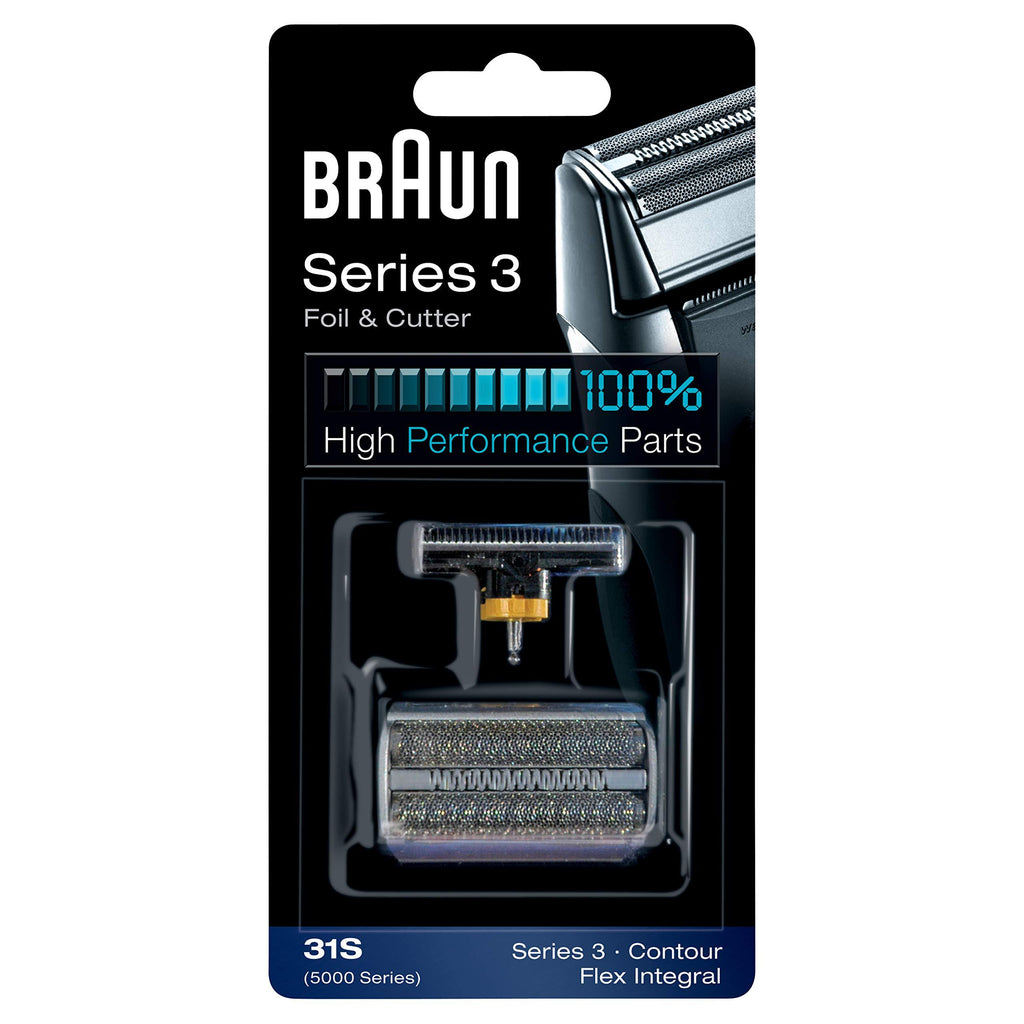 Braun 31S Replacement Foil and Cutter Cassette Multi Silver BLS Combi Pack