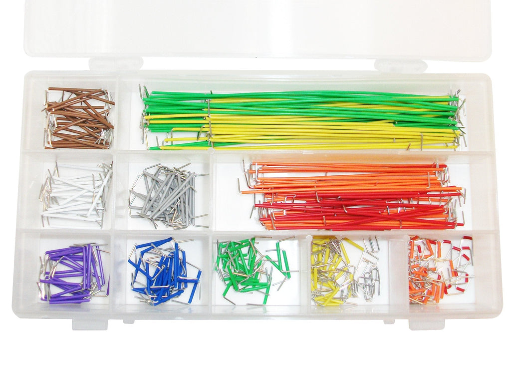 CIRCUIT-TEST Preformed Breadboard Jumper Wire Kit - Assorted Colors, 350 Pcs