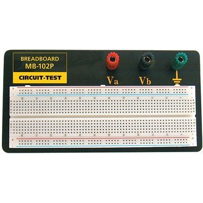 Circuit-Test Breadboard, 95x183mm, 830 Holes - Mounted