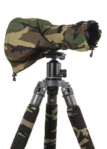 LensCoat LCRSMFG Raincoat RS for Camera and Lens, Medium (Forest Green Camo) Forest Green Camo