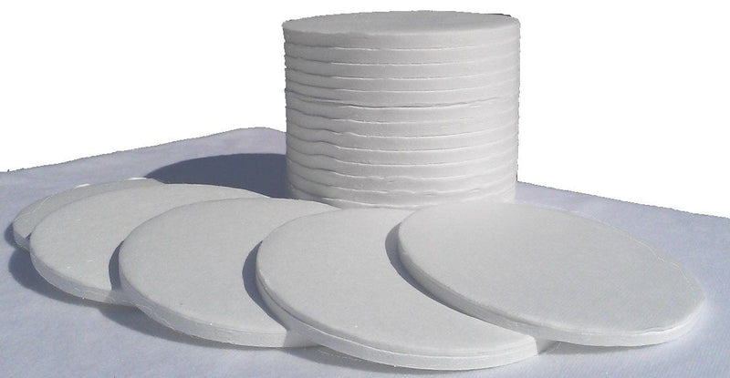 Nevada Weighing Brand Glass Fiber Sample Pads for Moisture Balance Analyzers - 90mm - 200 Count Bag