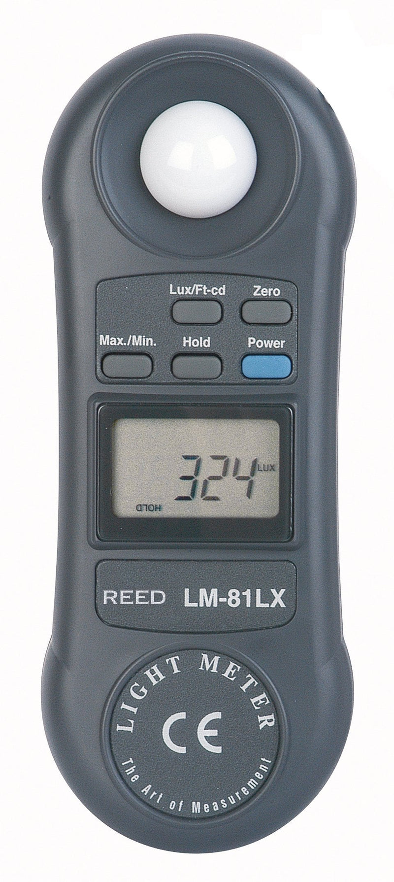 REED Instruments LM-81LX Compact Light Meter, 20,000 Lux / 2,000 Foot Candles (Fc) Standard