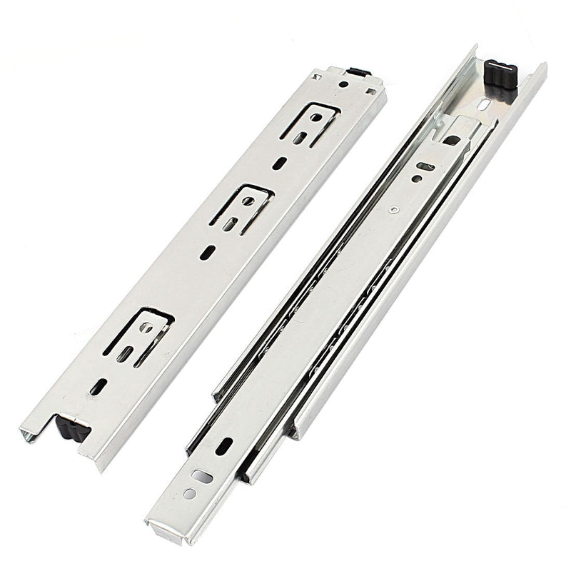 uxcell 10-Inch Drawer Slides, Full Extension Ball Bearing Slide Track Rail 38mm Wide 55lb Capacity 1 Pair